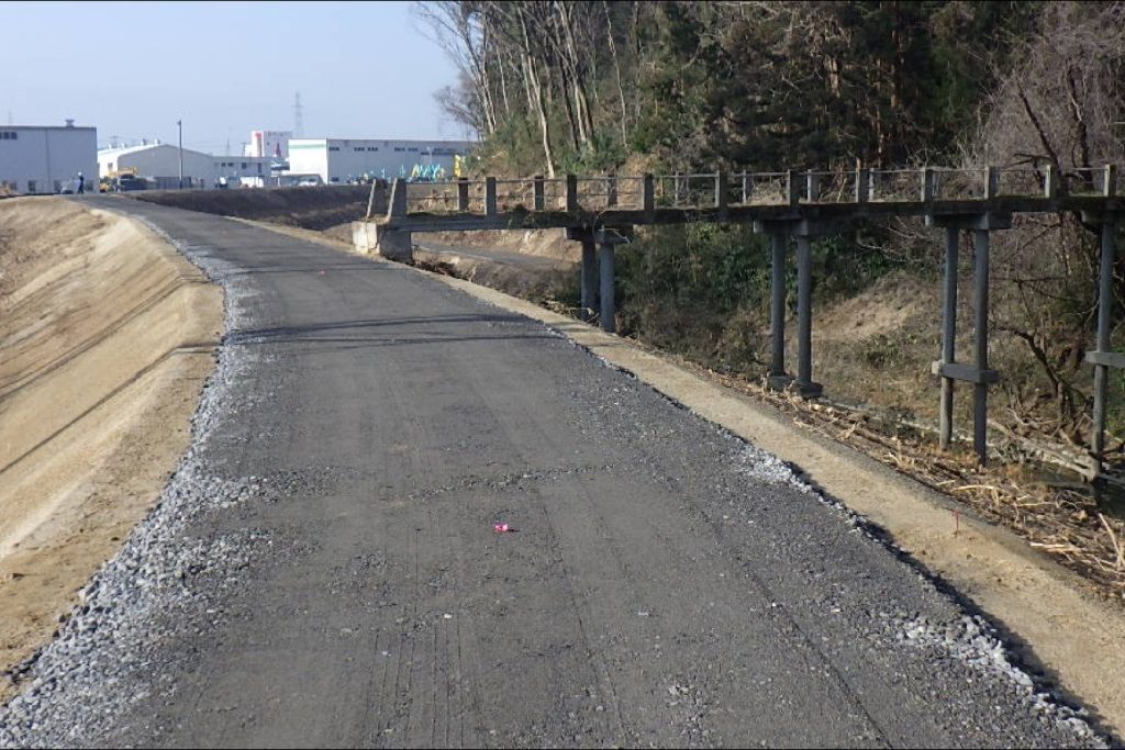 河川改修工事（照内川）